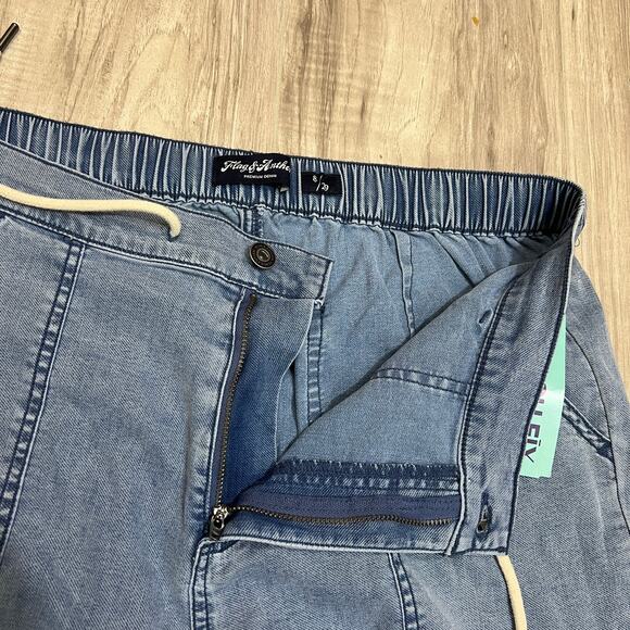 Flag & Anthem Bluffton Wide Leg Blue Jean Size 8 - Picture 8 of 11